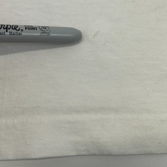 Vintage 90s Emu Producers International Co-operative T Shirt Oil White M Medium - Picture 4 of 14